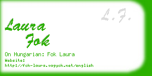 laura fok business card